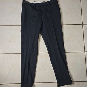 Zara Men's Dark Pinstripe Trousers